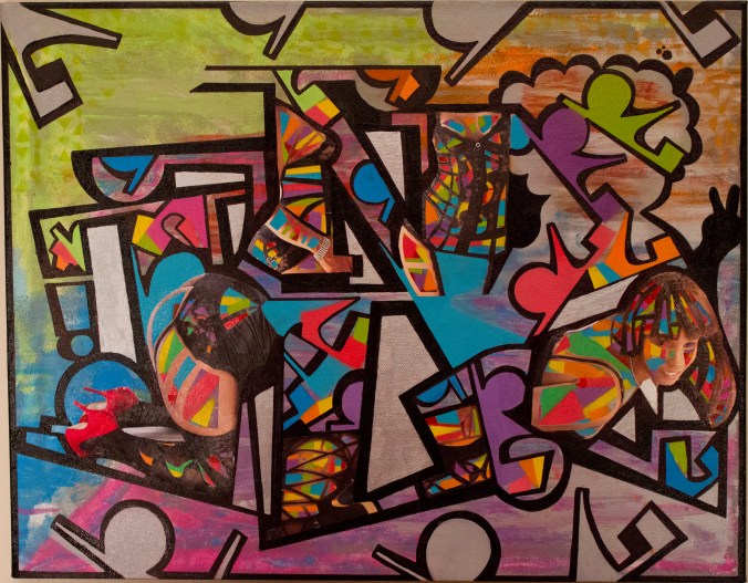 Butterfly Honey - 28 x 22 - Essence of Colorblind