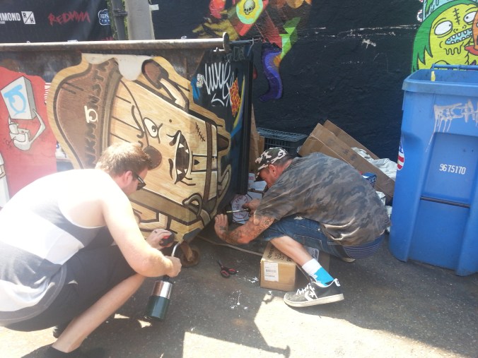Dumpster Art with Nick Hughes from InkMonstr